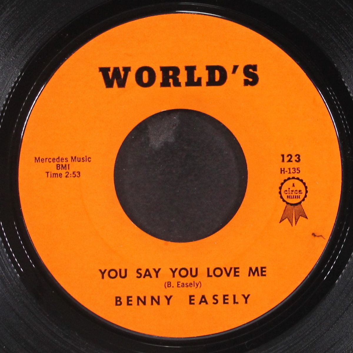 you say you love me / kiss tomorrow goodbye by BENNY EASELY
