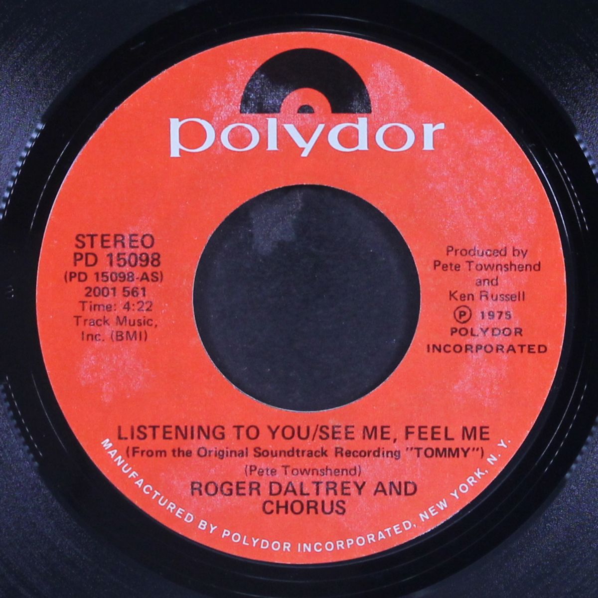listening to you / see me feel me by ROGER DALTREY