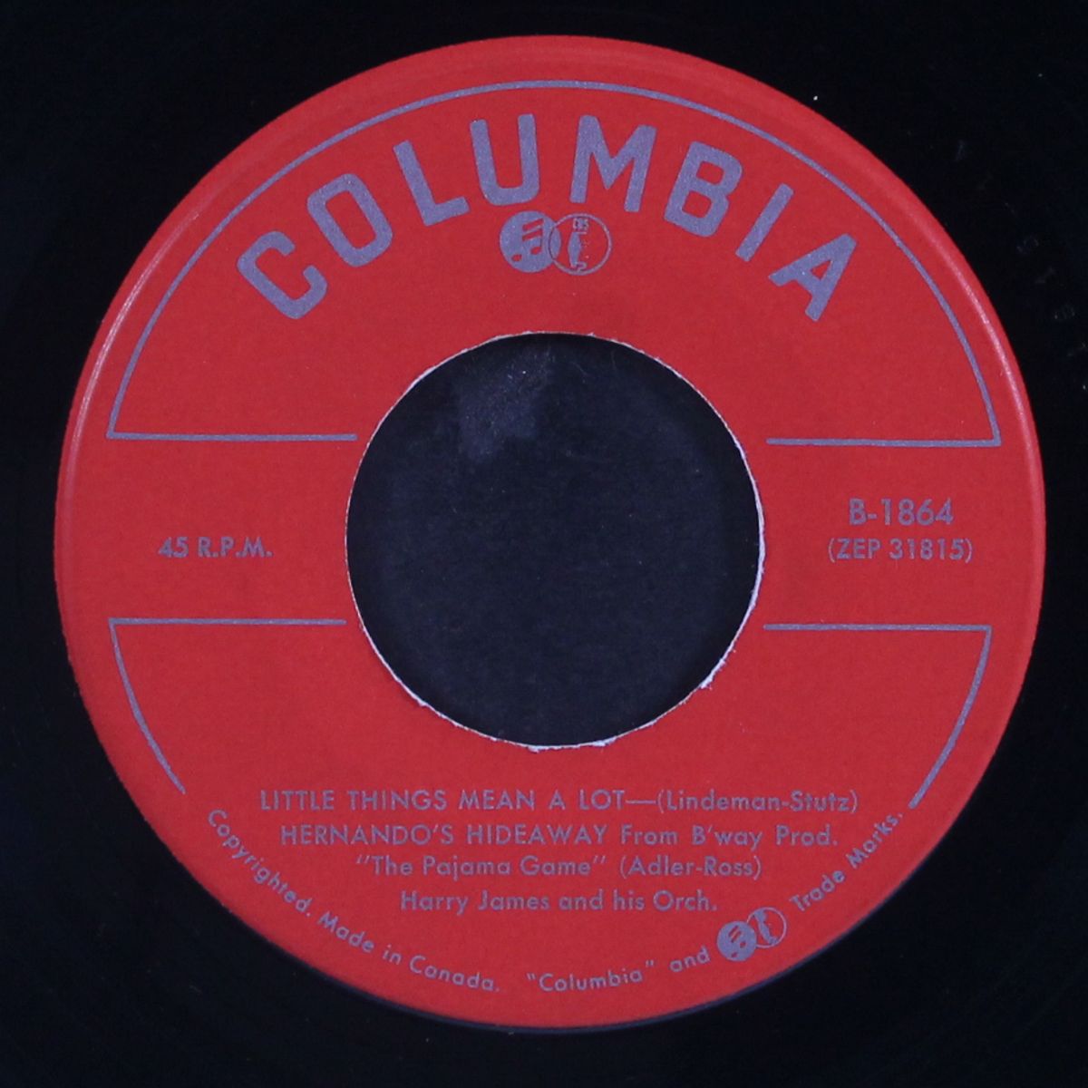 pop hits by HARRY JAMES