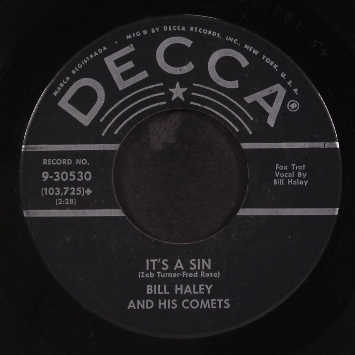 mary, mary lou / it's a sin by BILL HALEY & COMETS