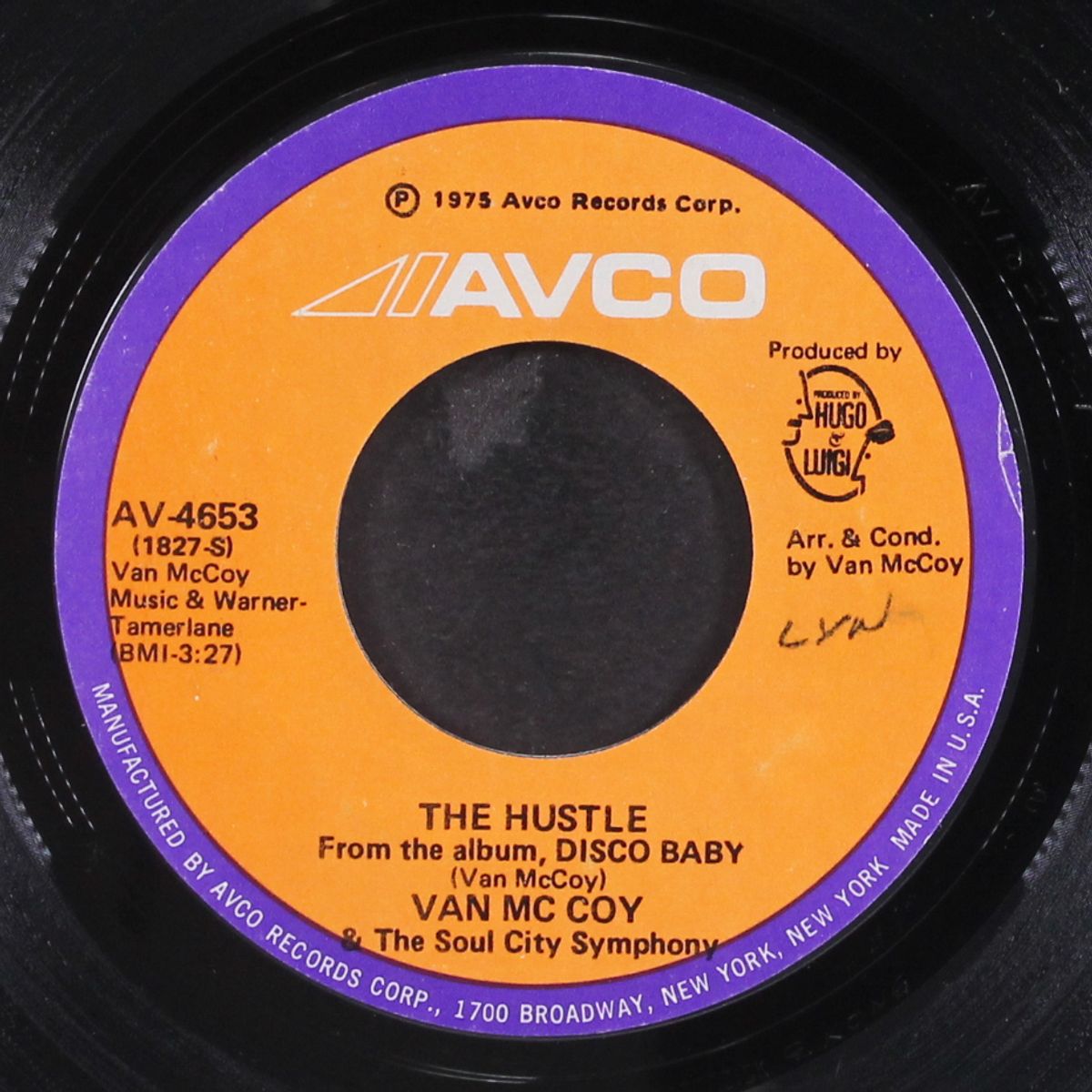 the hustle / hey girl, come & get it by VAN MCCOY