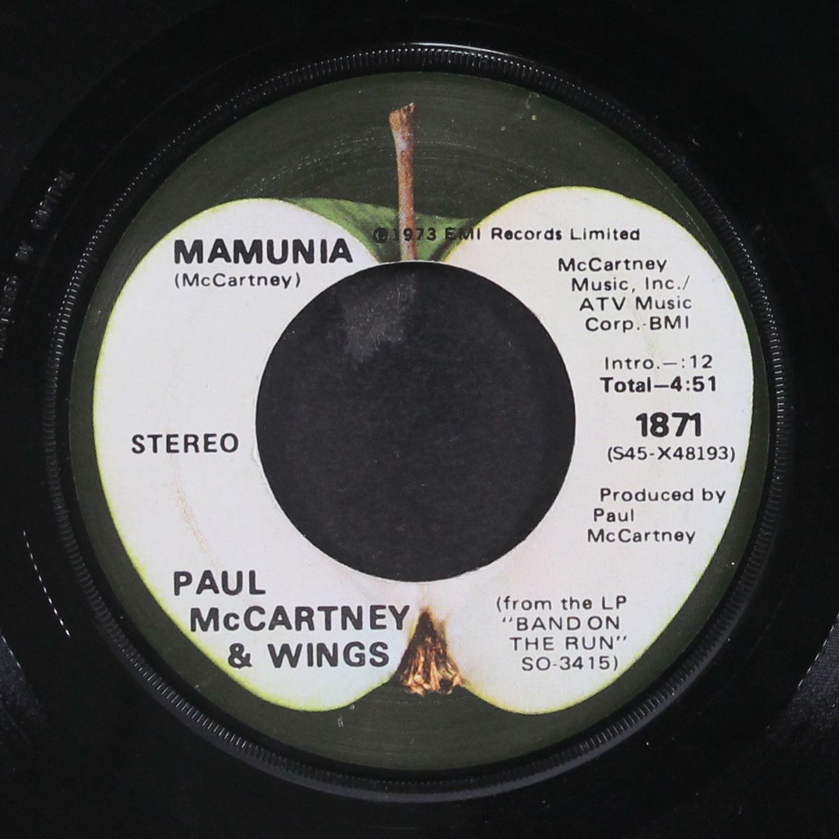 jet / mamunia by PAUL MCCARTNEY & WINGS