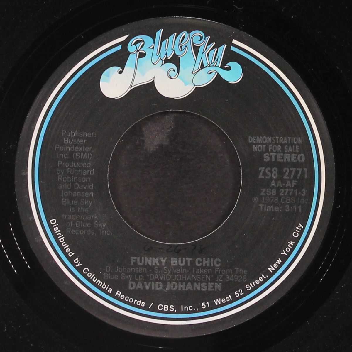 funky but chic / same by DAVID JOHANSEN
