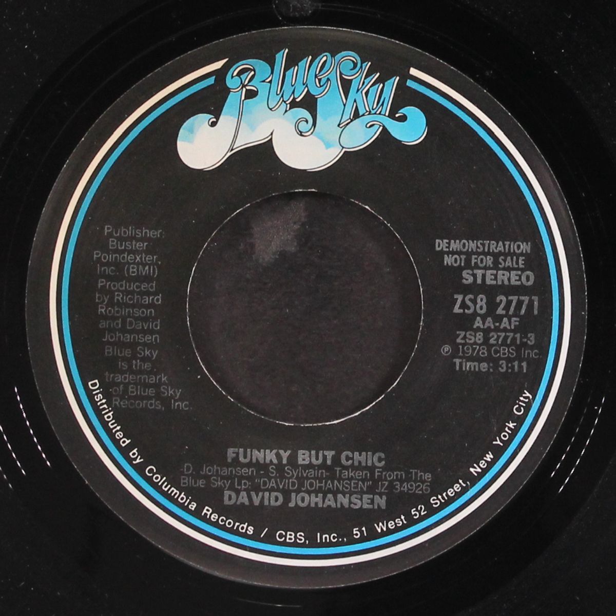 funky but chic / same by DAVID JOHANSEN