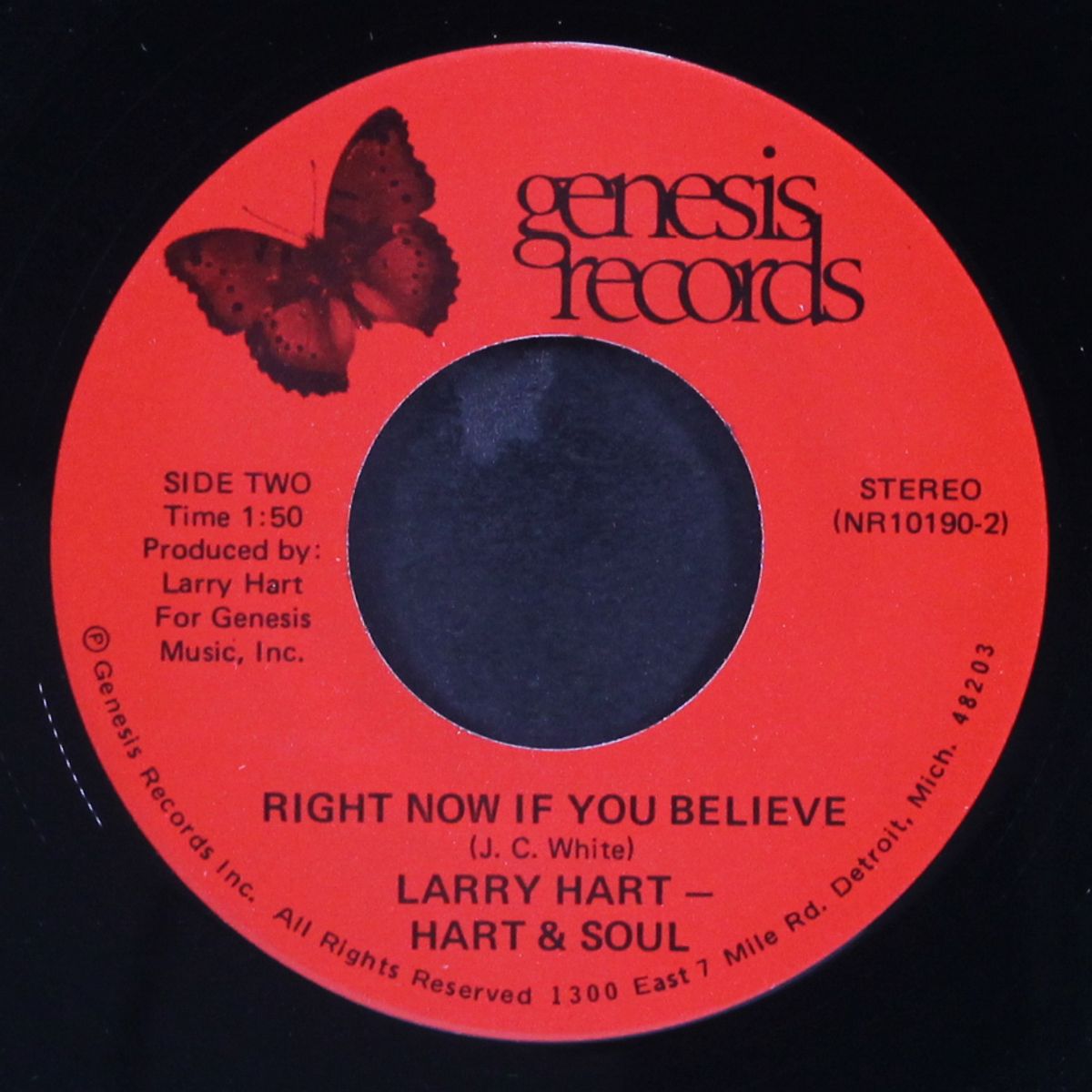 goin' up in smoke / right now if you believe by LARRY HART & SOUL