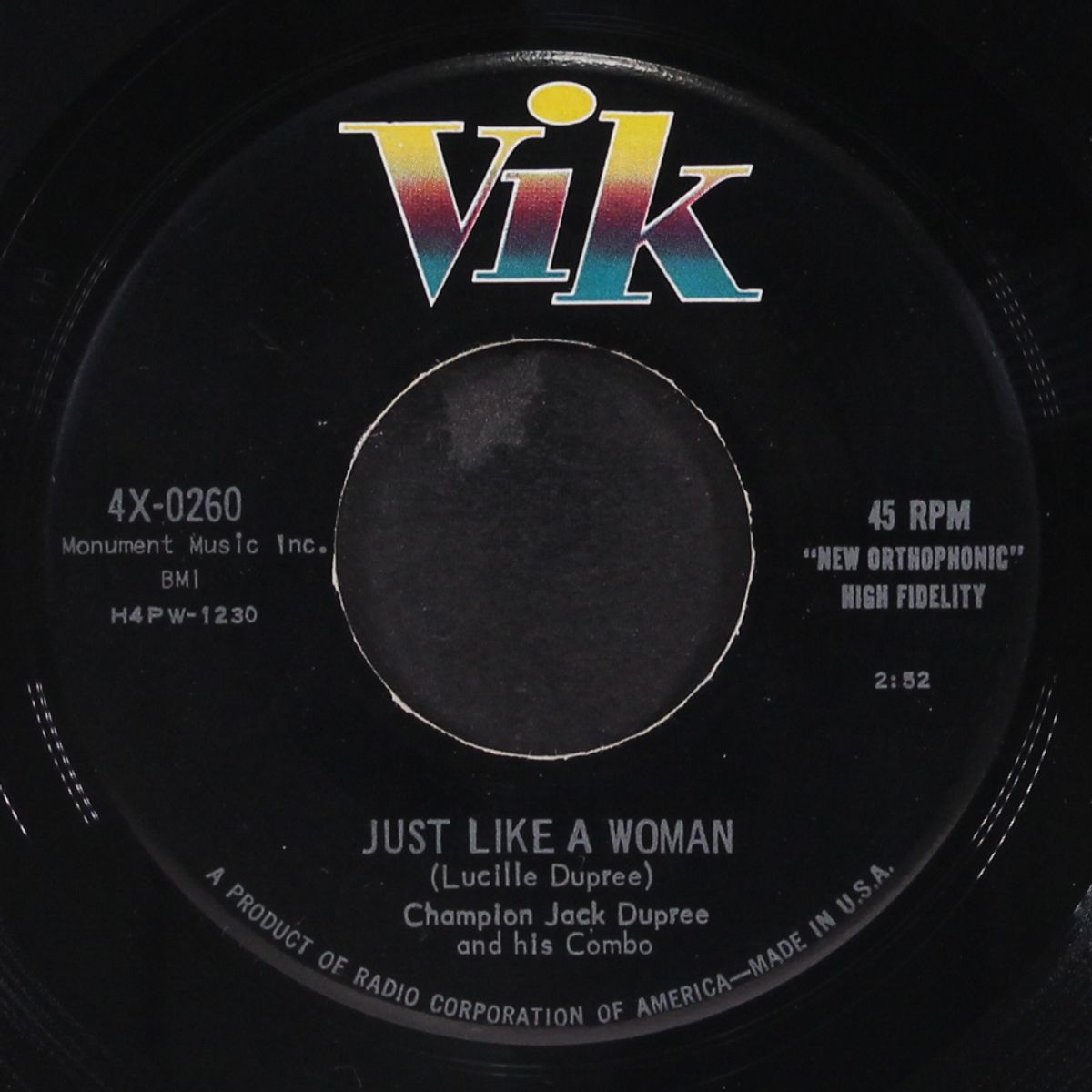 dirty woman / just like a woman by CHAMPION JACK DUPREE