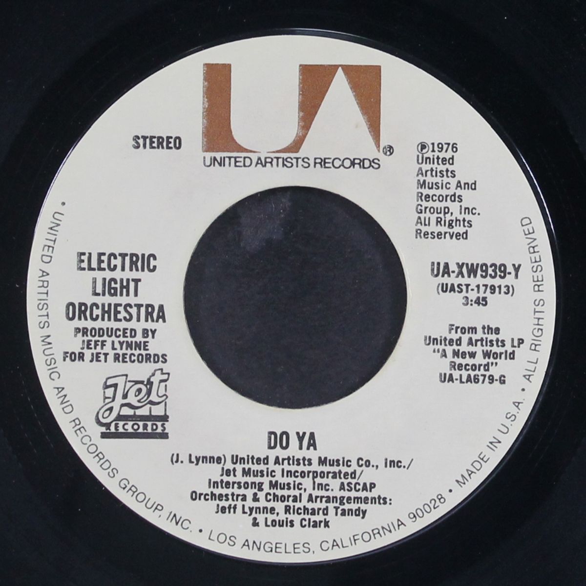 do ya / nightrider by ELECTRIC LIGHT ORCHESTRA
