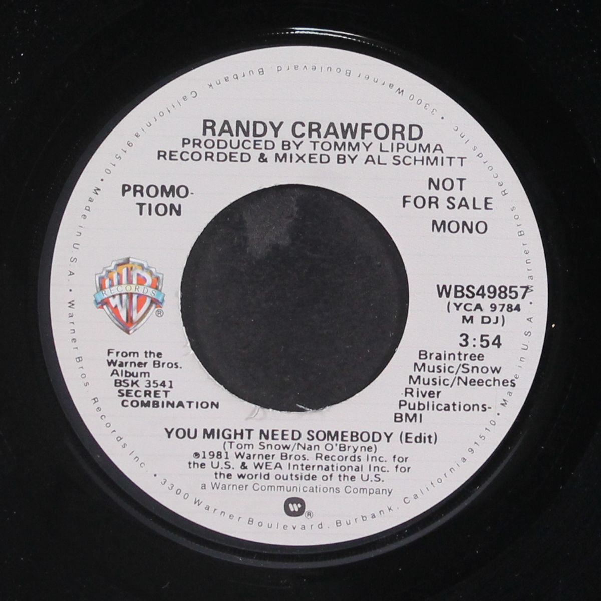 you might need somebody / mono by RANDY CRAWFORD