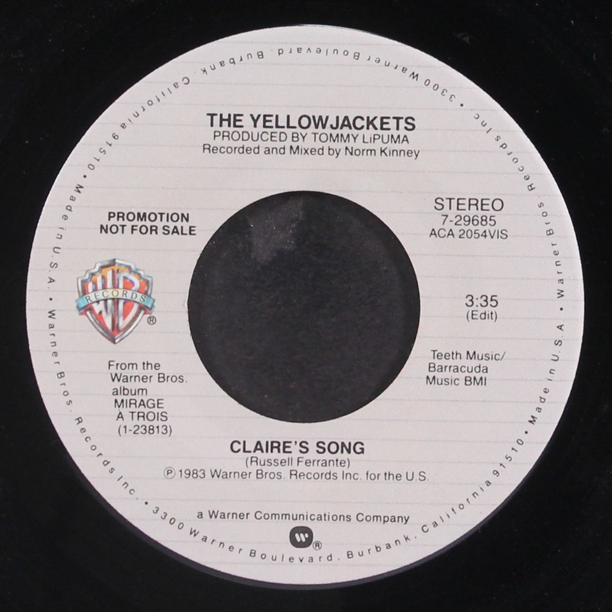 claire's song / mono by YELLOWJACKETS