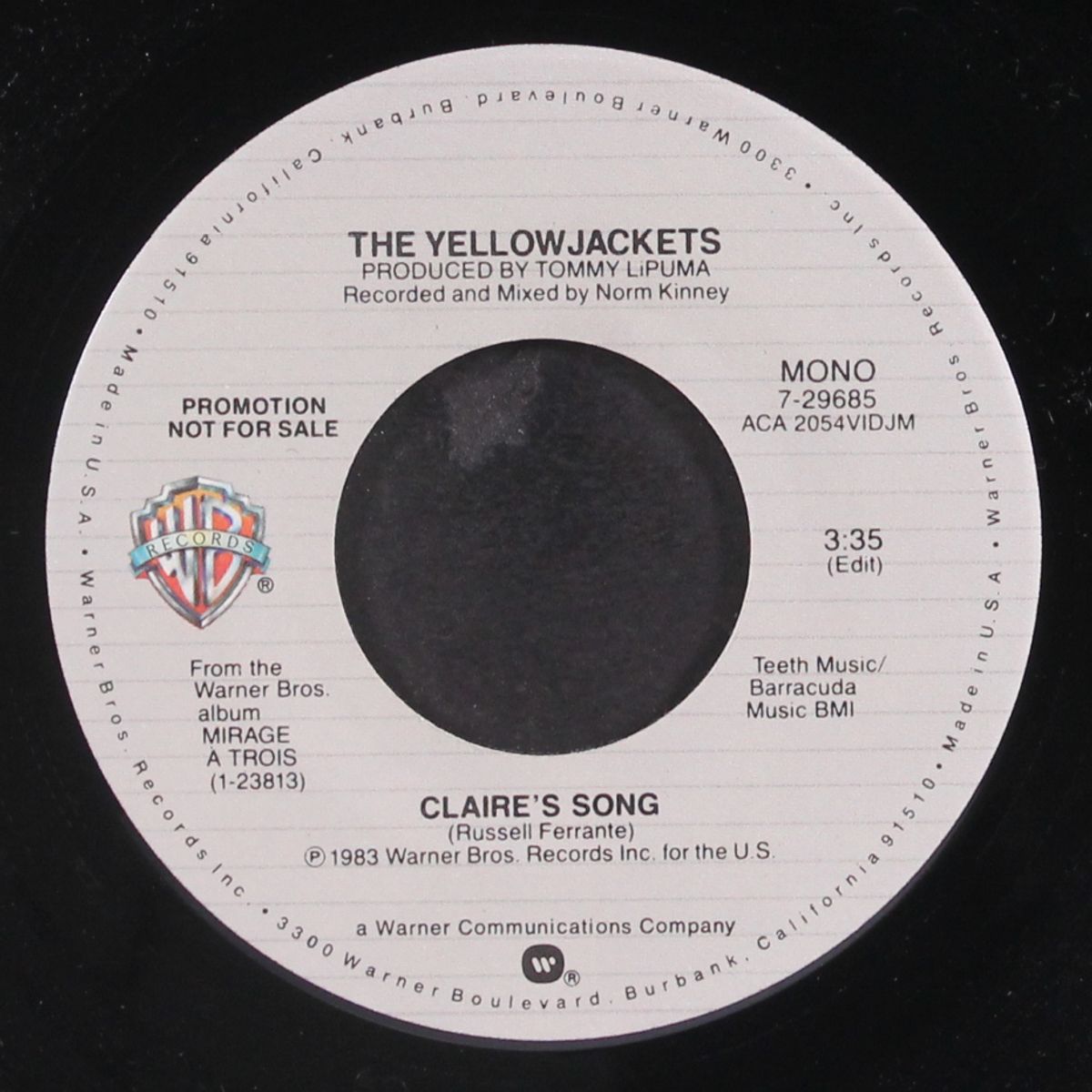 claire's song / mono by YELLOWJACKETS