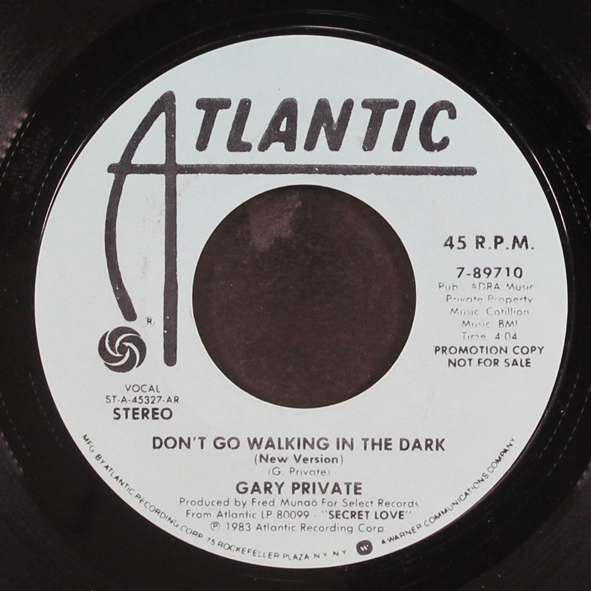 don't go walking in the dark / same by GARY PRIVATE