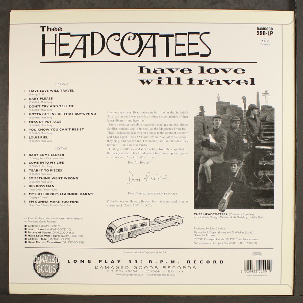 have love will travel by THEE HEADCOATEES