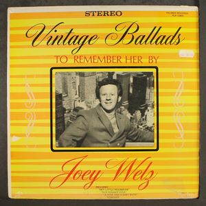 JOEY WELZ