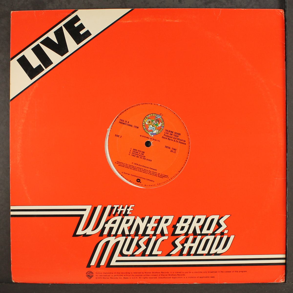 live on tour by TALKING HEADS