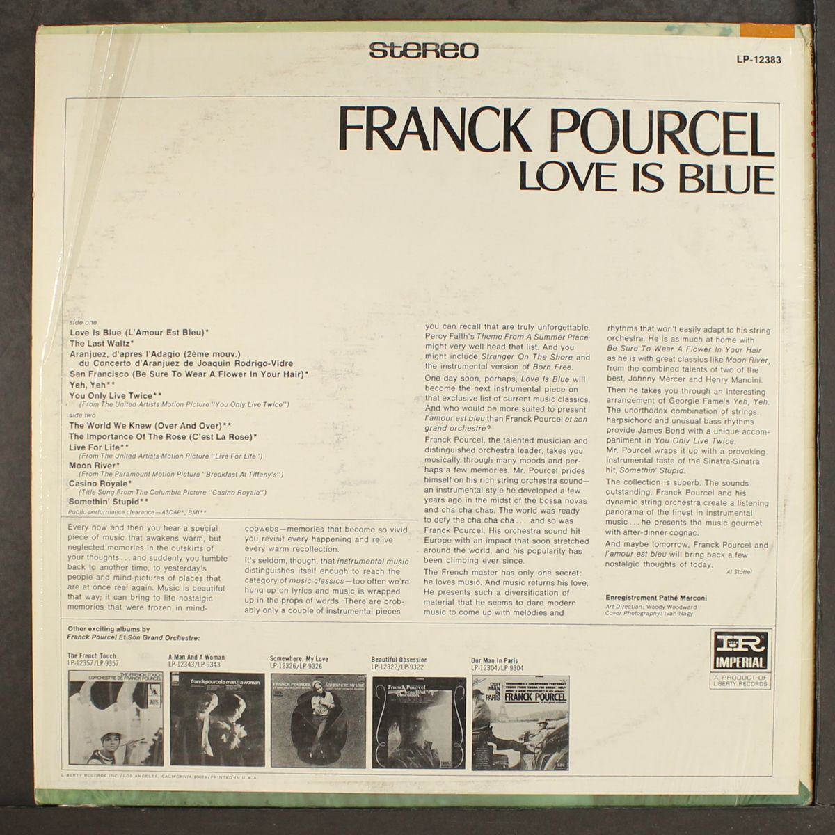 love is blue by FRANCK POURCEL