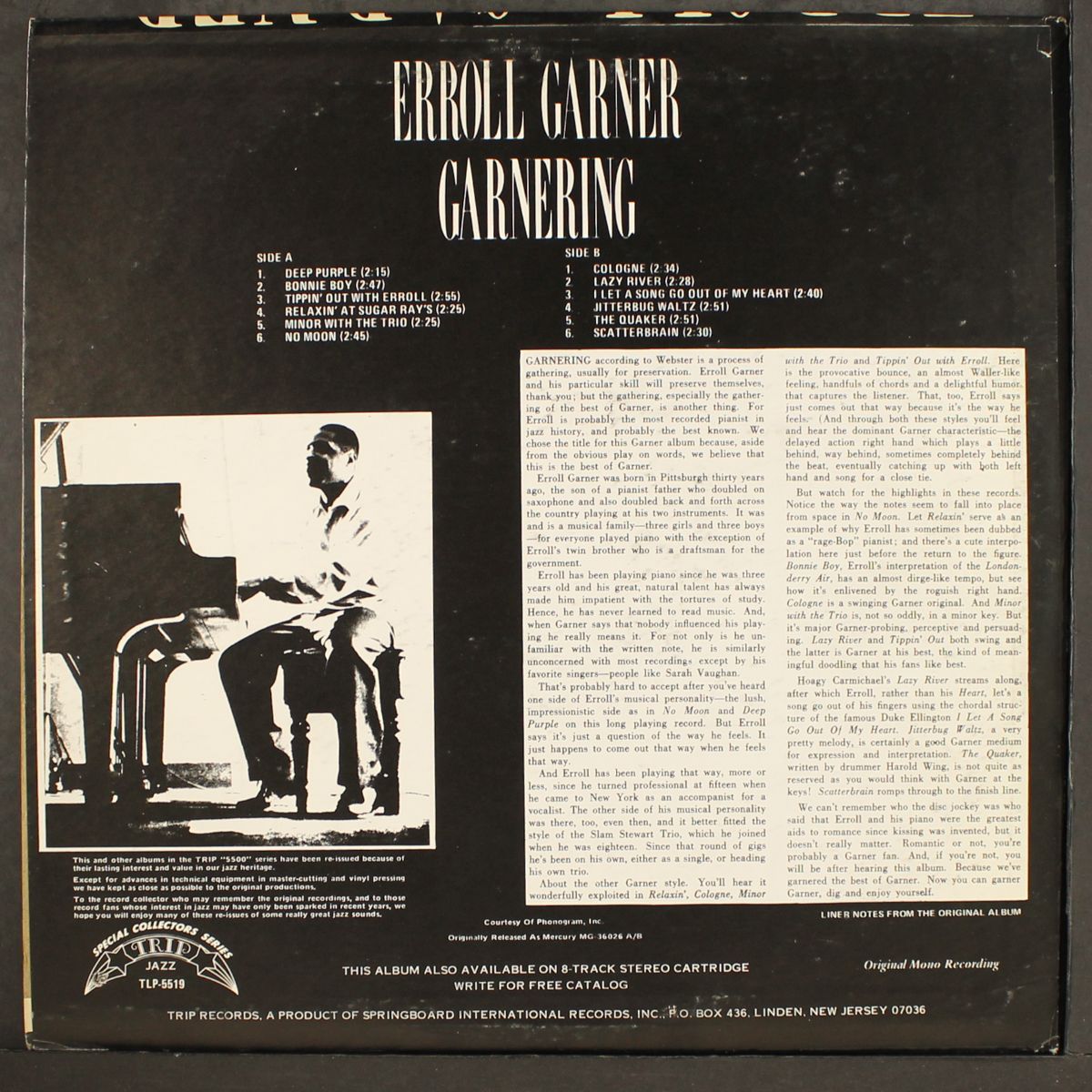 garnering by ERROLL GARNER