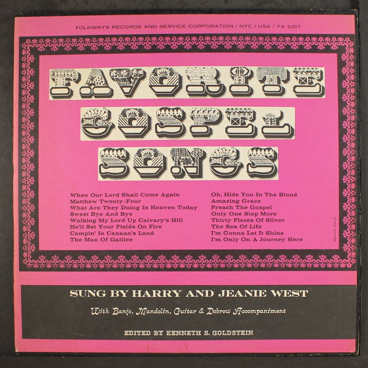 favorite gospel songs by HARRY & JEANIE WEST