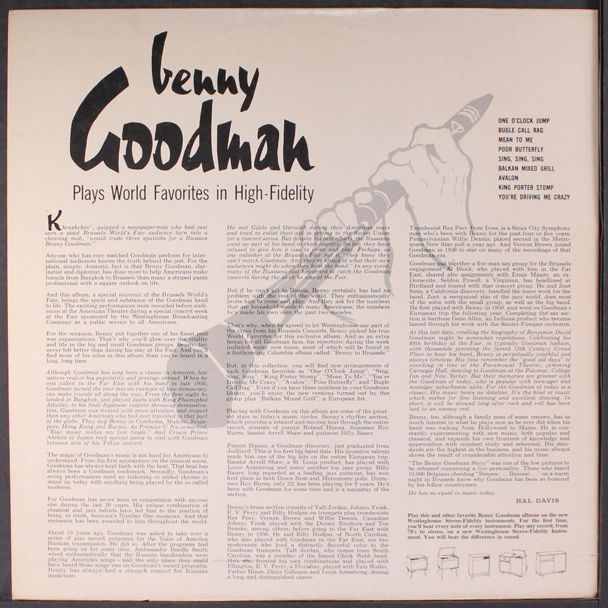 brussels world fair 1958 by BENNY GOODMAN