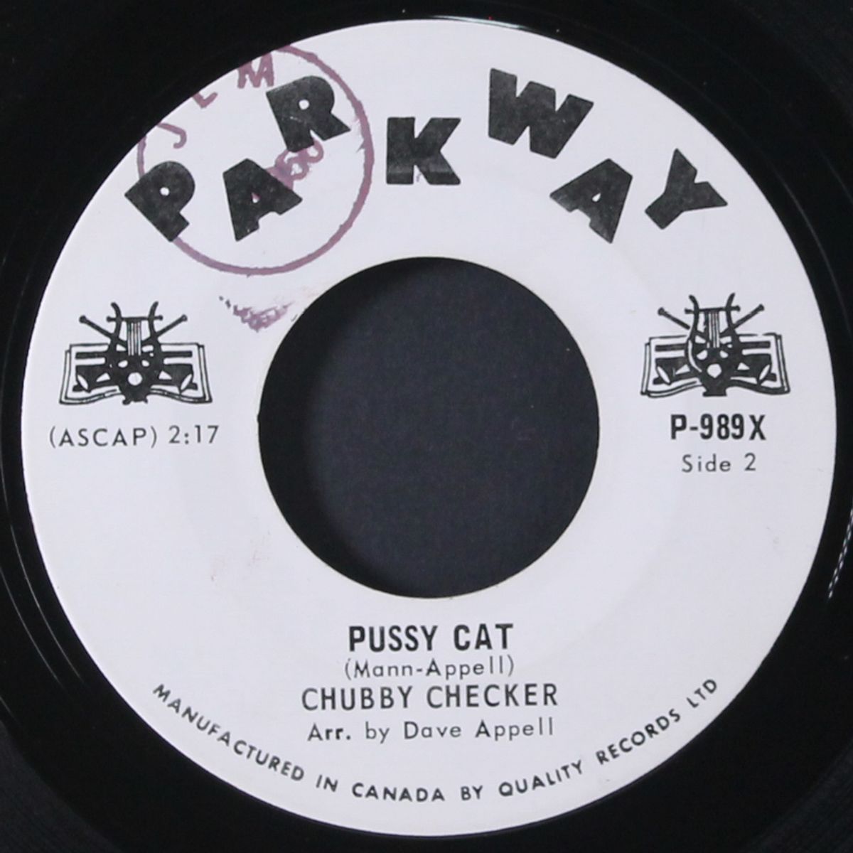 hey you! little boo-ga-loo / pussy cat by CHUBBY CHECKER