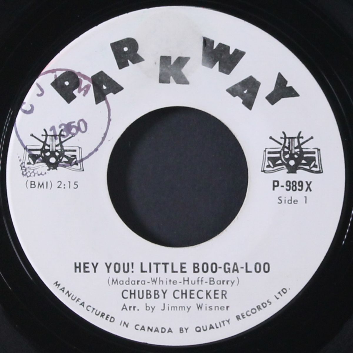 hey you! little boo-ga-loo / pussy cat by CHUBBY CHECKER