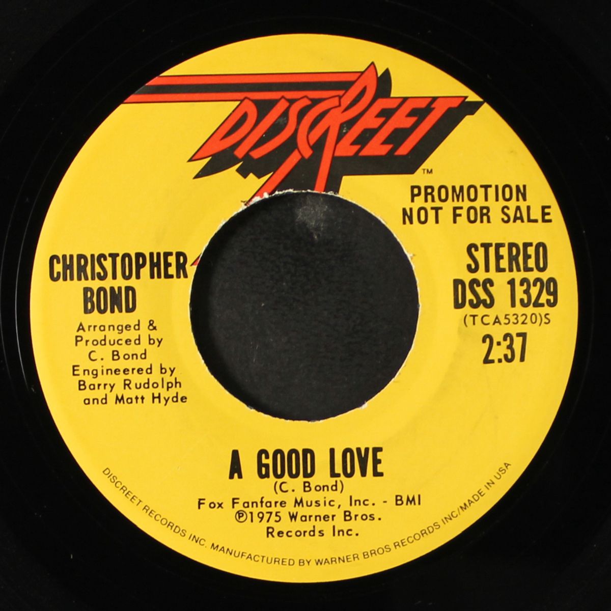 a good love / mono by CHRISTOPHER BOND