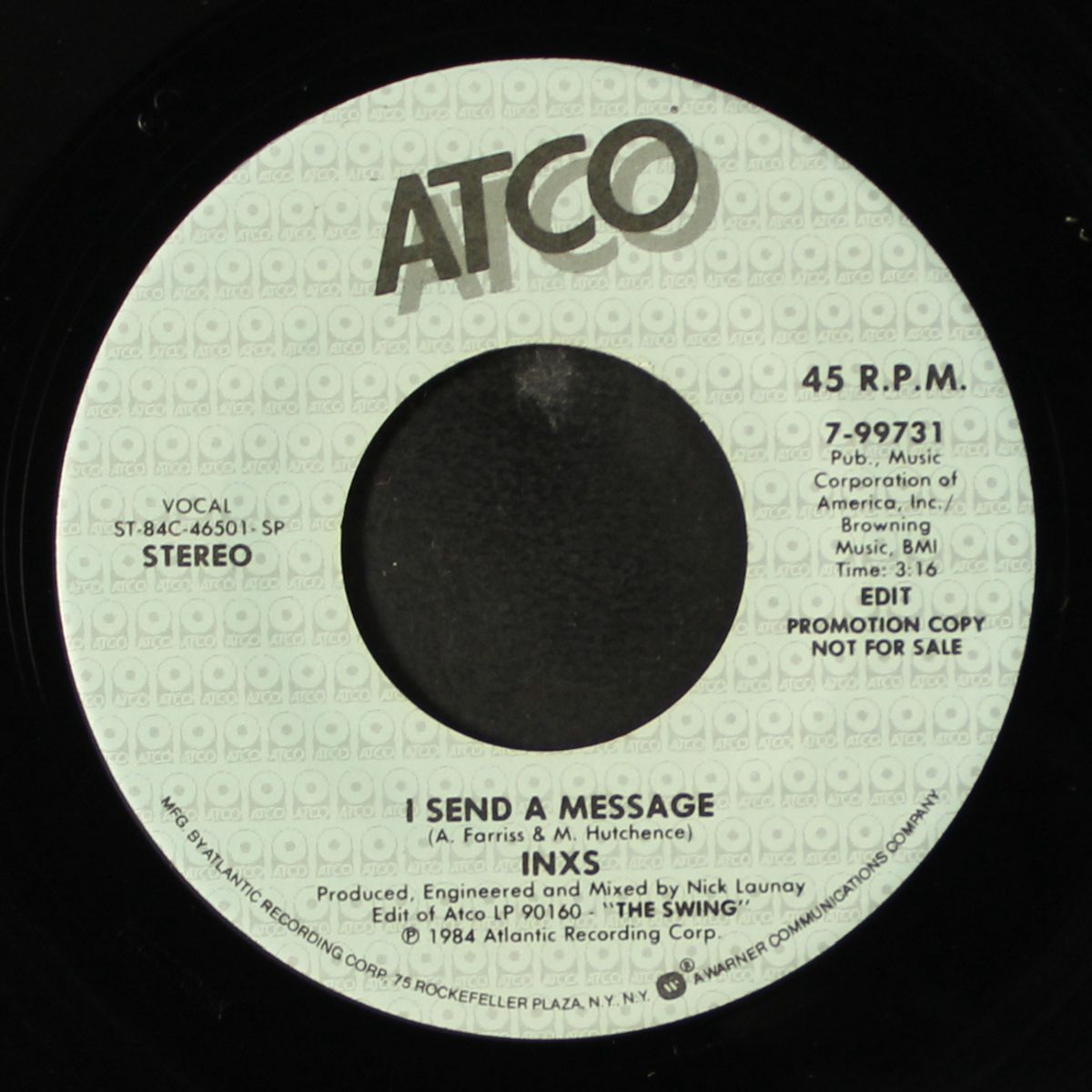 i send a message / same by INXS