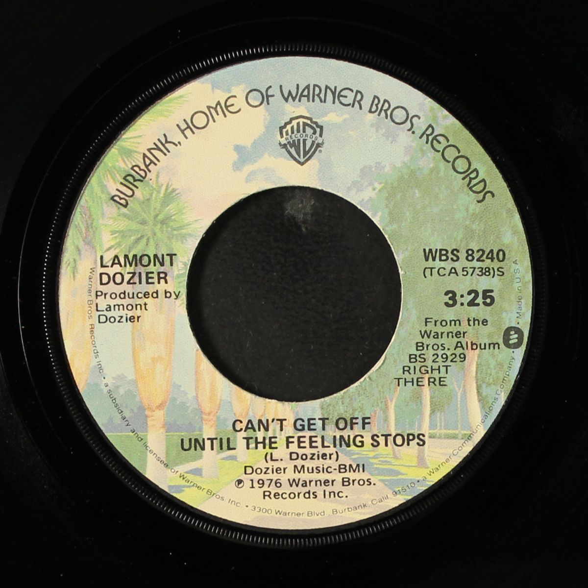 can't get off until the feeling stops / jump right on in by LAMONT DOZIER