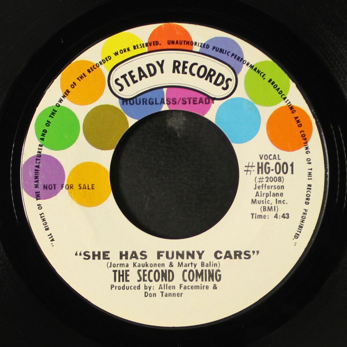i feel free / she has funny cars by SECOND COMING
