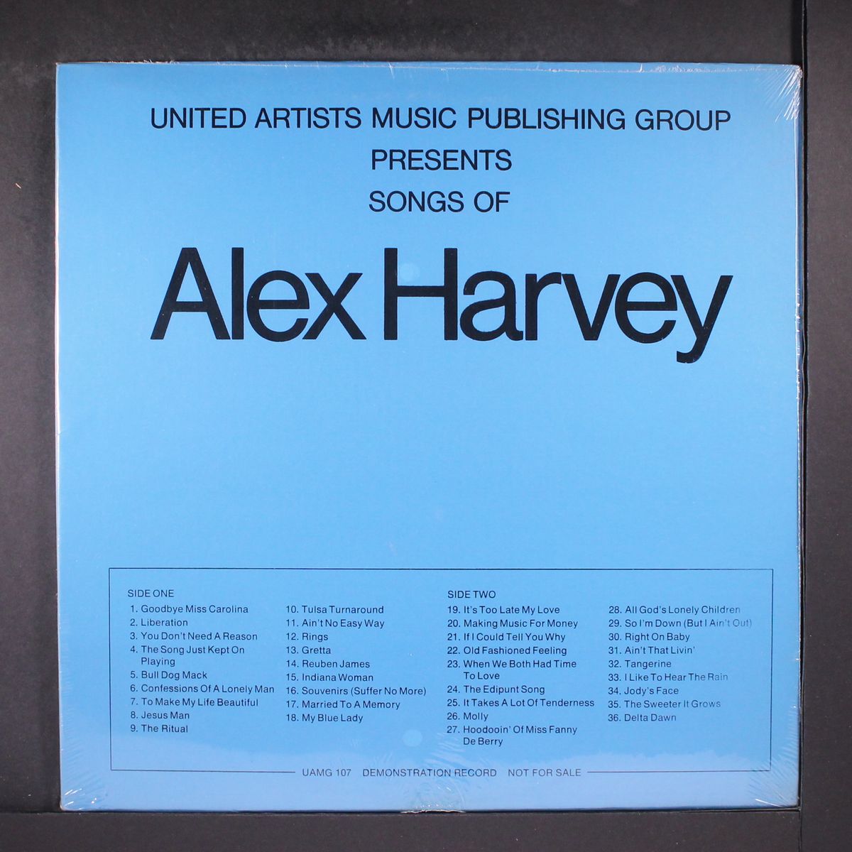 songs of alex harvey by VARIOUS