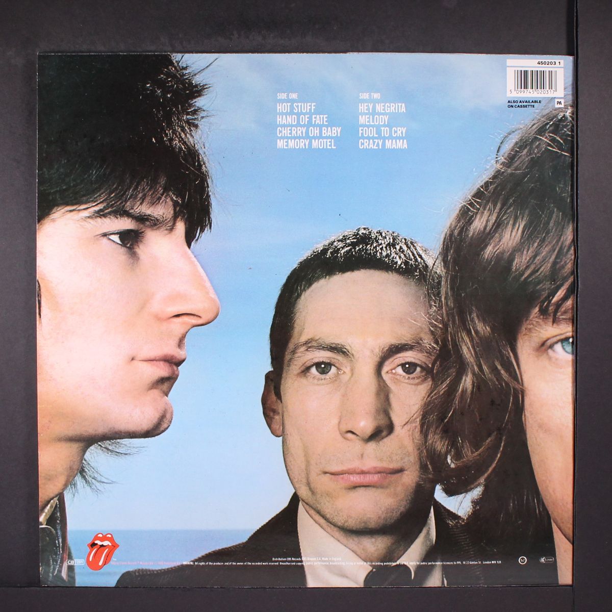 black and blue by ROLLING STONES