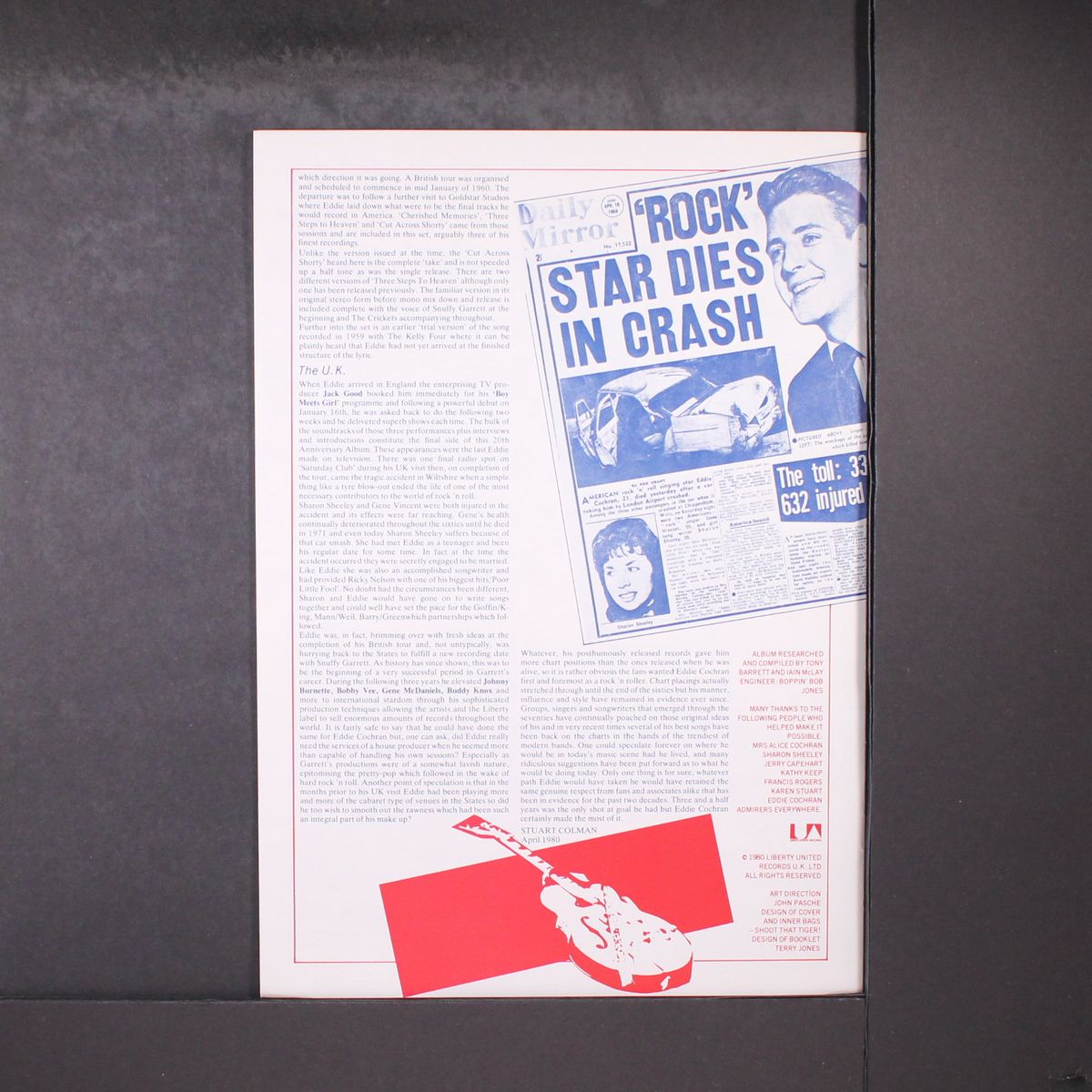 20th anniversary album by EDDIE COCHRAN