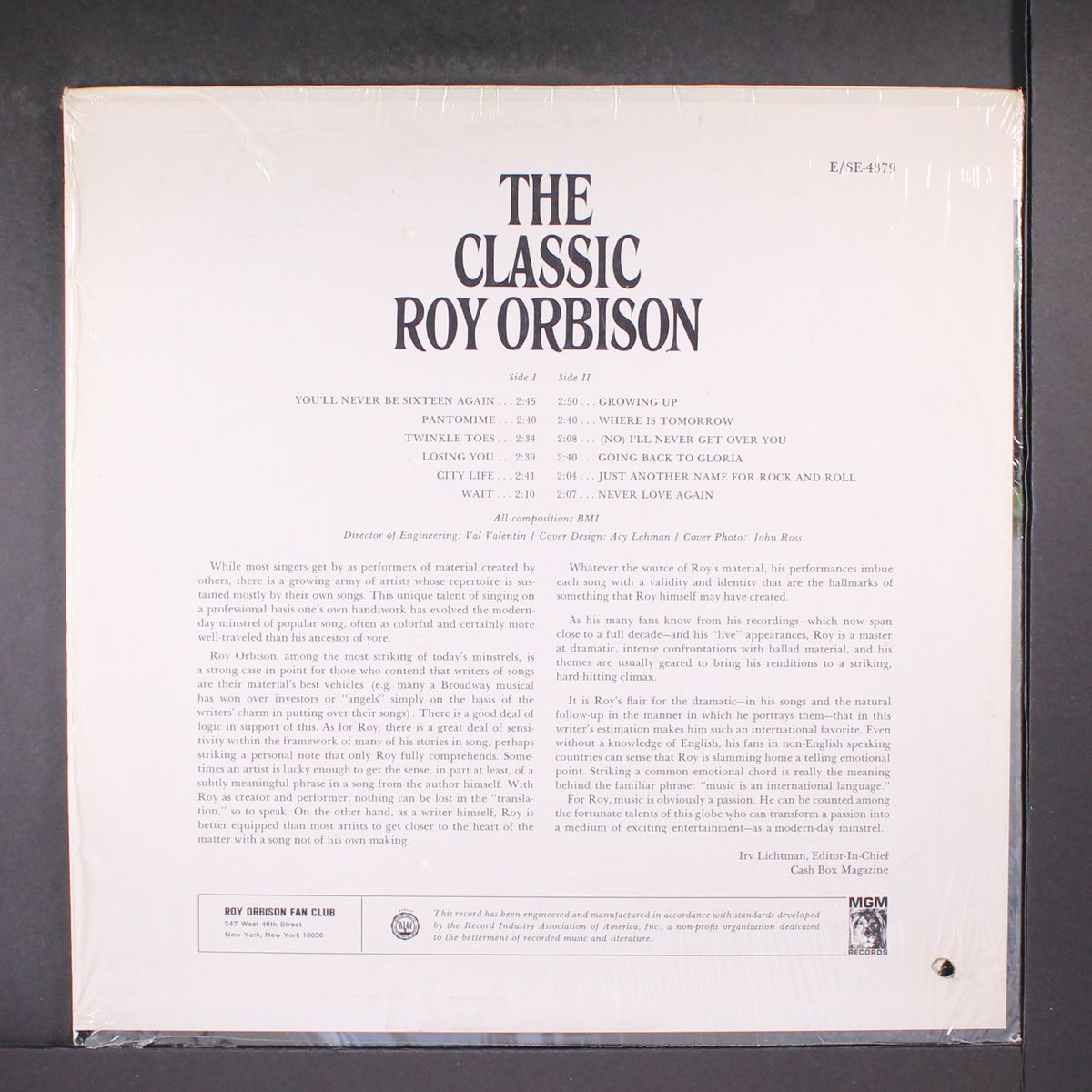 the classic roy orbison by ROY ORBISON