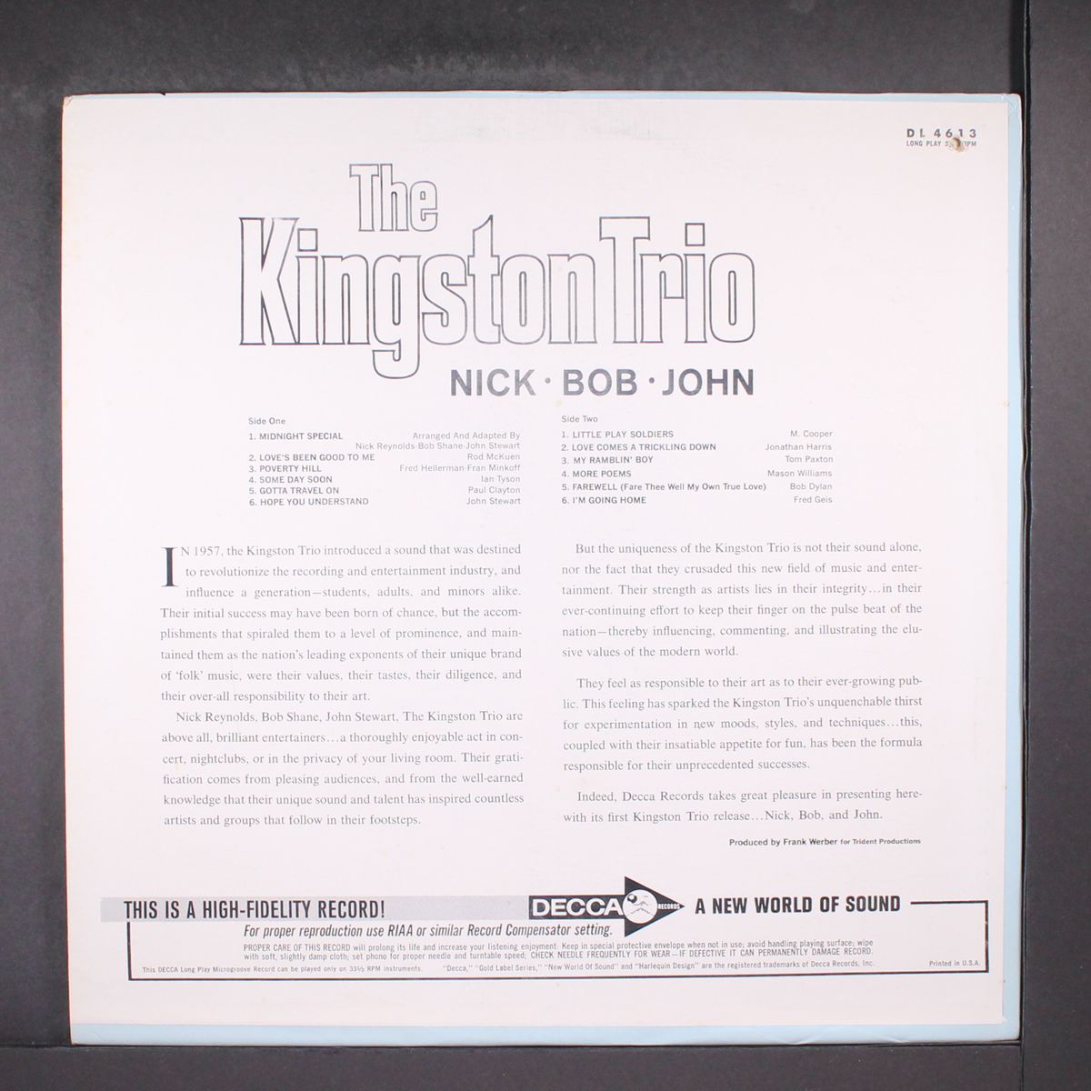 kingston trio by KINGSTON TRIO