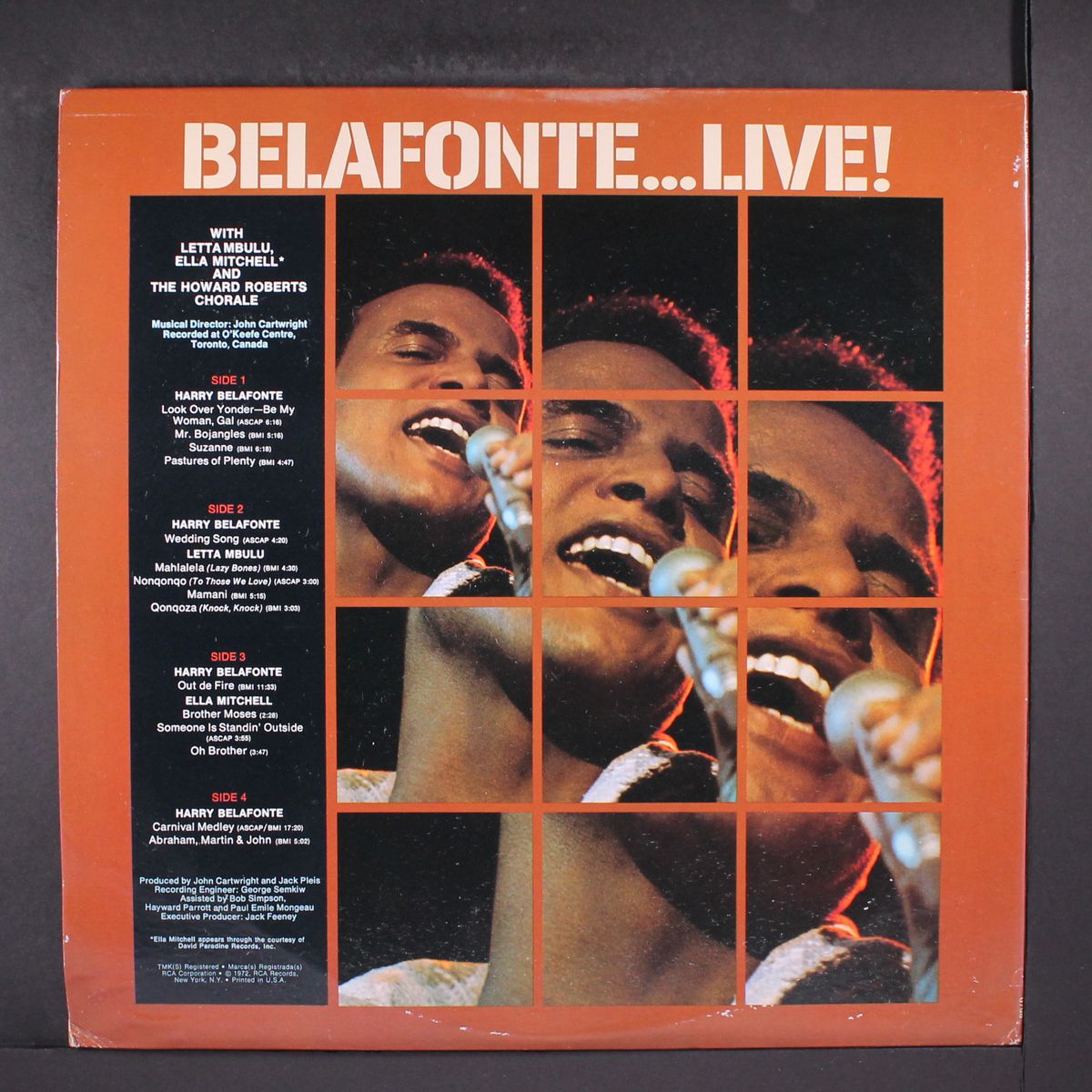 live by HARRY BELAFONTE