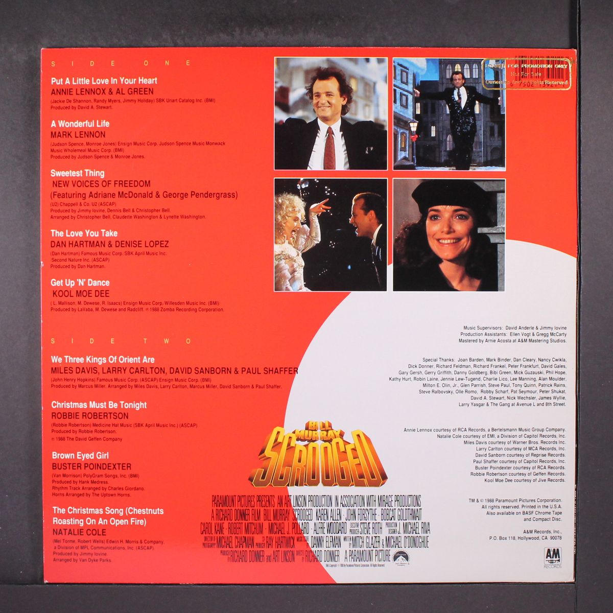 scrooged by SOUNDTRACK