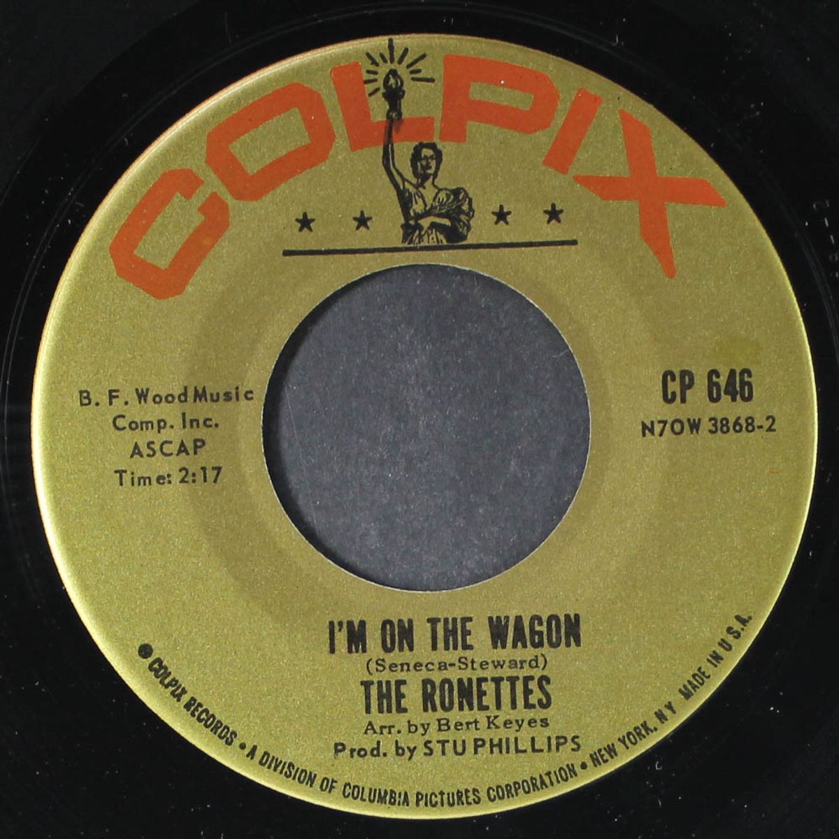 i'm on the wagon / i'm gonna quit while i'm ahead by RONETTES