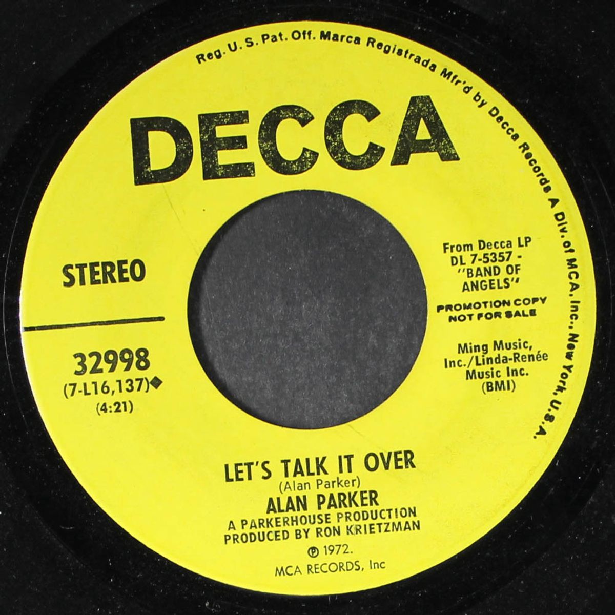 fanny mae / let's talk it over by ALAN PARKER