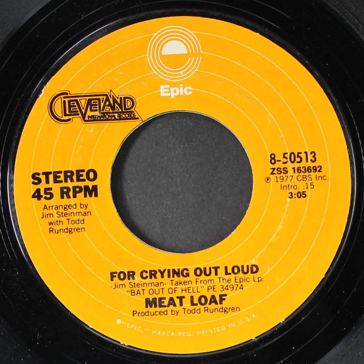 two out of three ain't bad / for crying out loud by MEAT LOAF