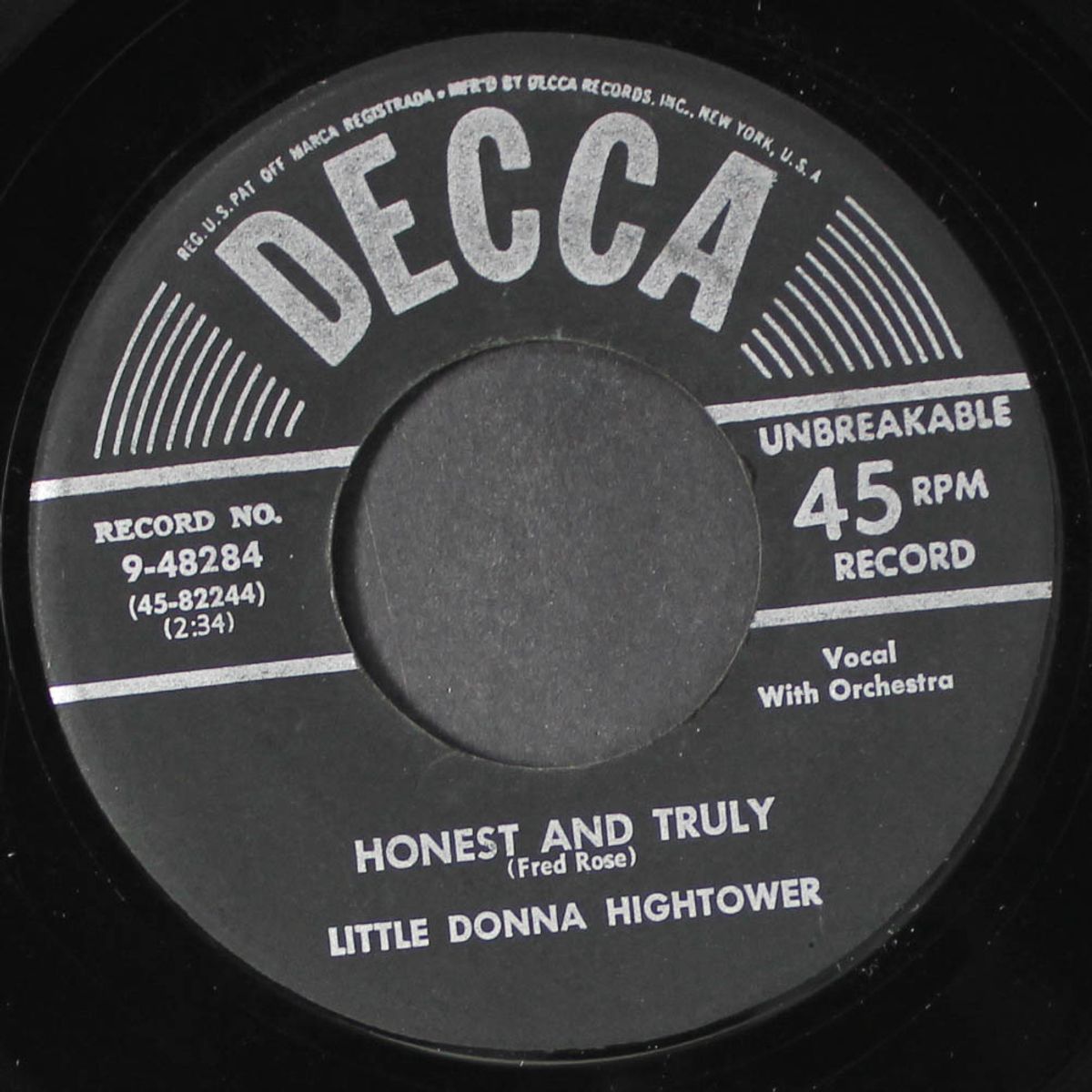 i found a new love / honest and truly by LITTLE DONNA HIGHTOWER