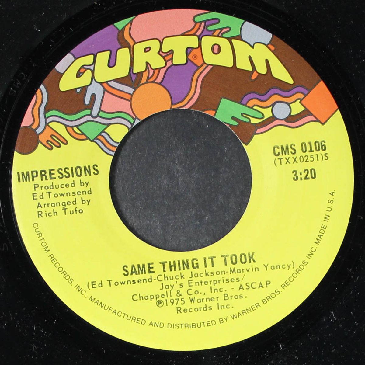 same thing it took / i'm so glad by IMPRESSIONS