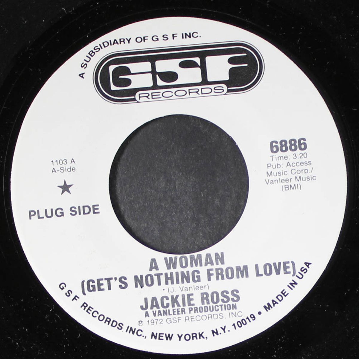 a woman (get's nothing from love) by JACKIE ROSS