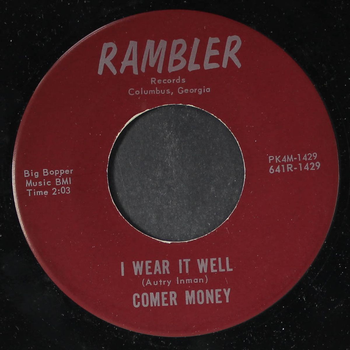 i wear it well / girl of my dreams by COMER MONEY