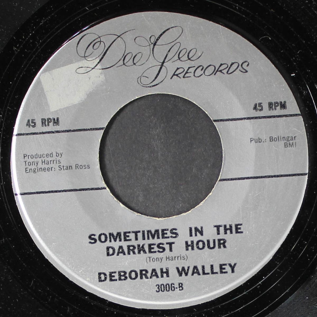 sometimes in the darkest hour by DEBORAH WALLEY