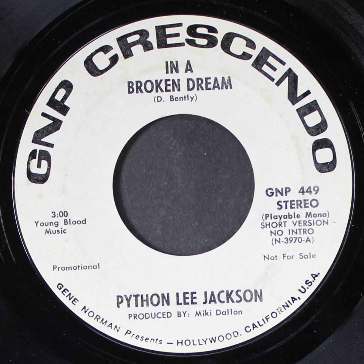 in a broken dream / same by PYTHON LEE JACKSON