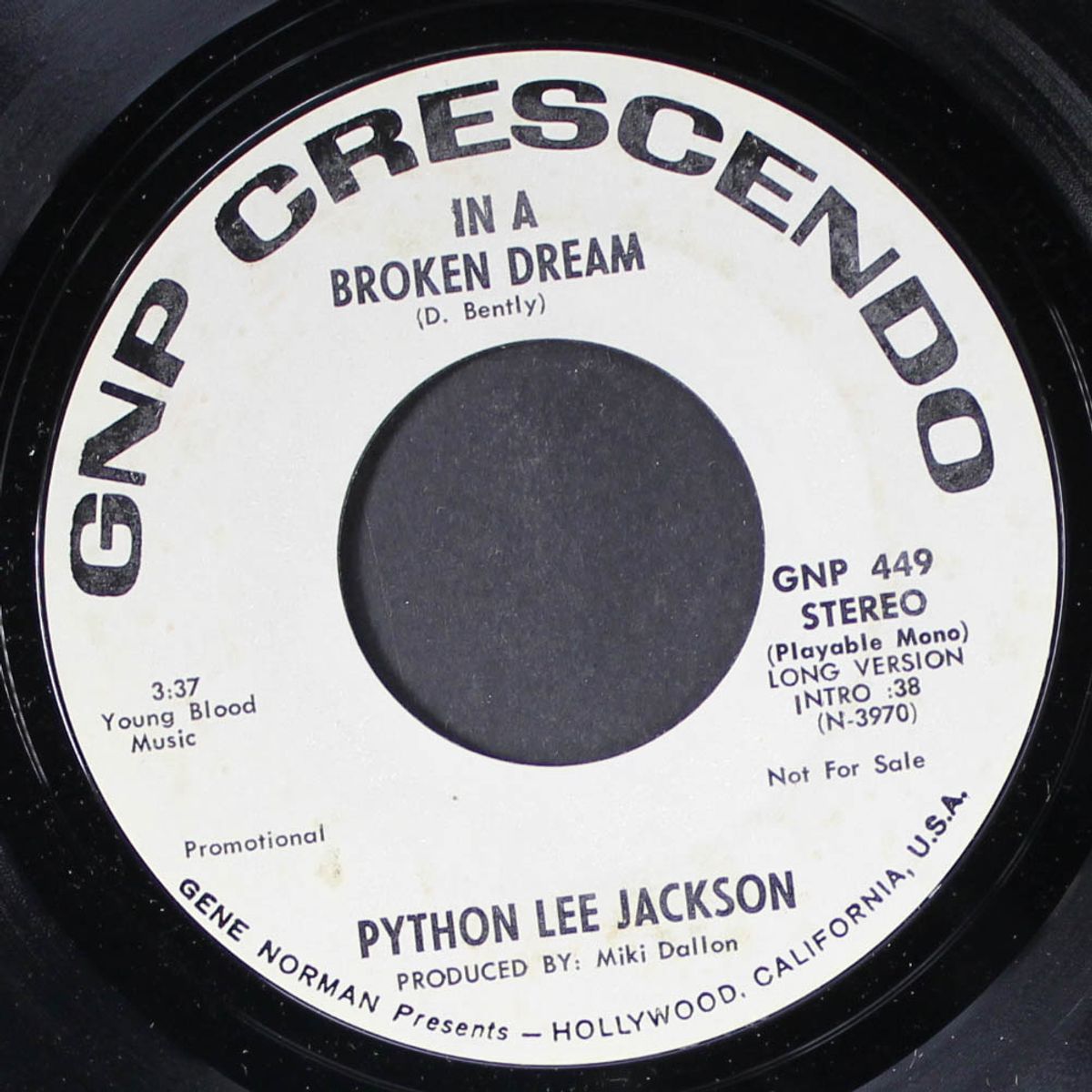 in a broken dream / same by PYTHON LEE JACKSON