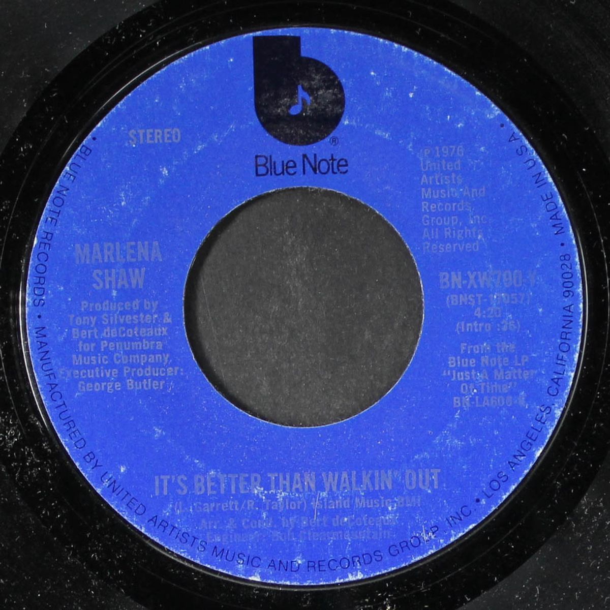 it's better than walkin' out / be for real by MARLENA SHAW