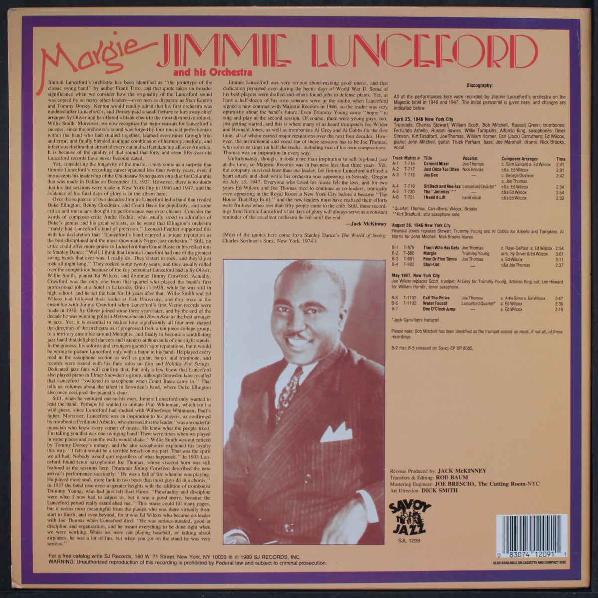 margie by JIMMIE LUNCEFORD