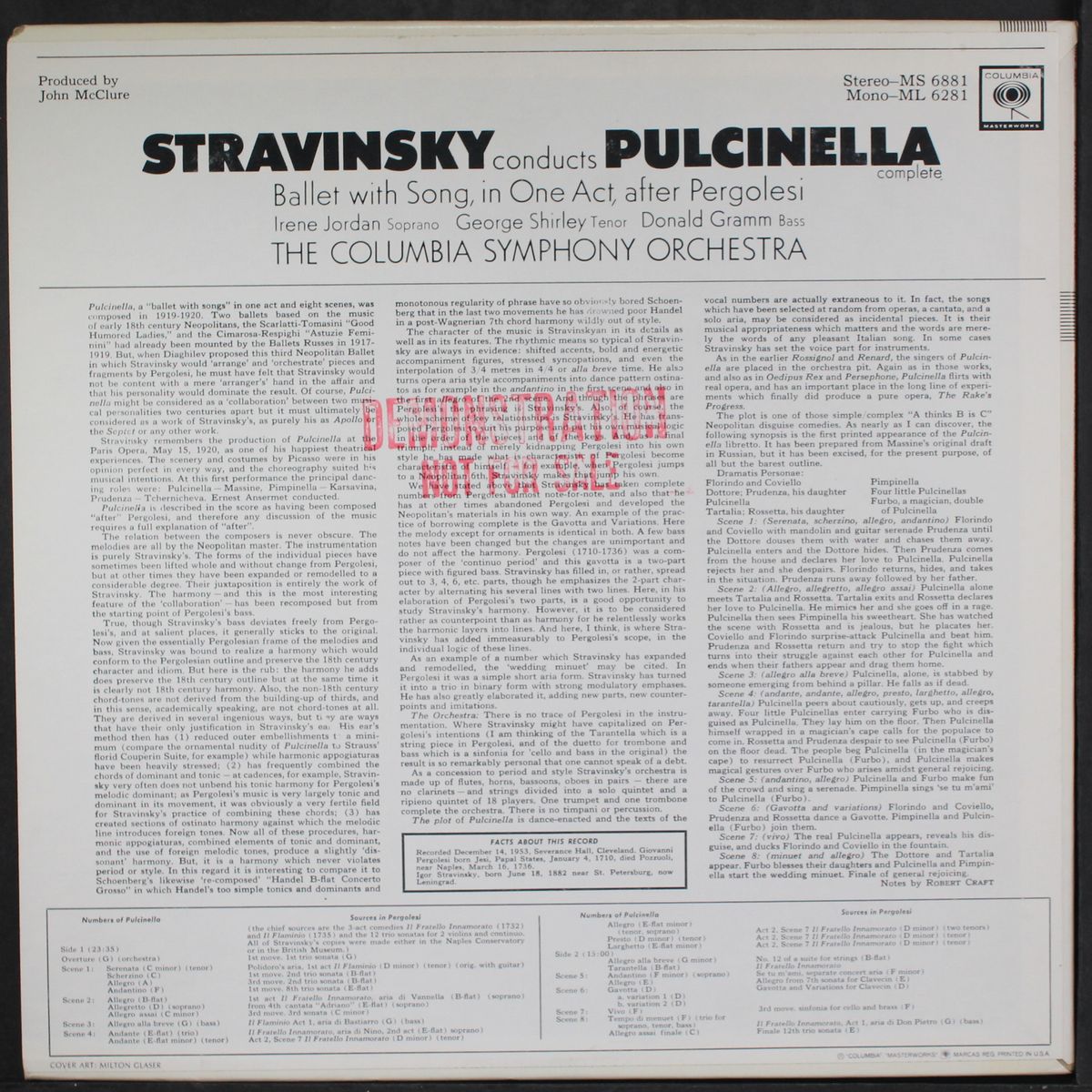 pulcinella by IGOR STRAVINSKY