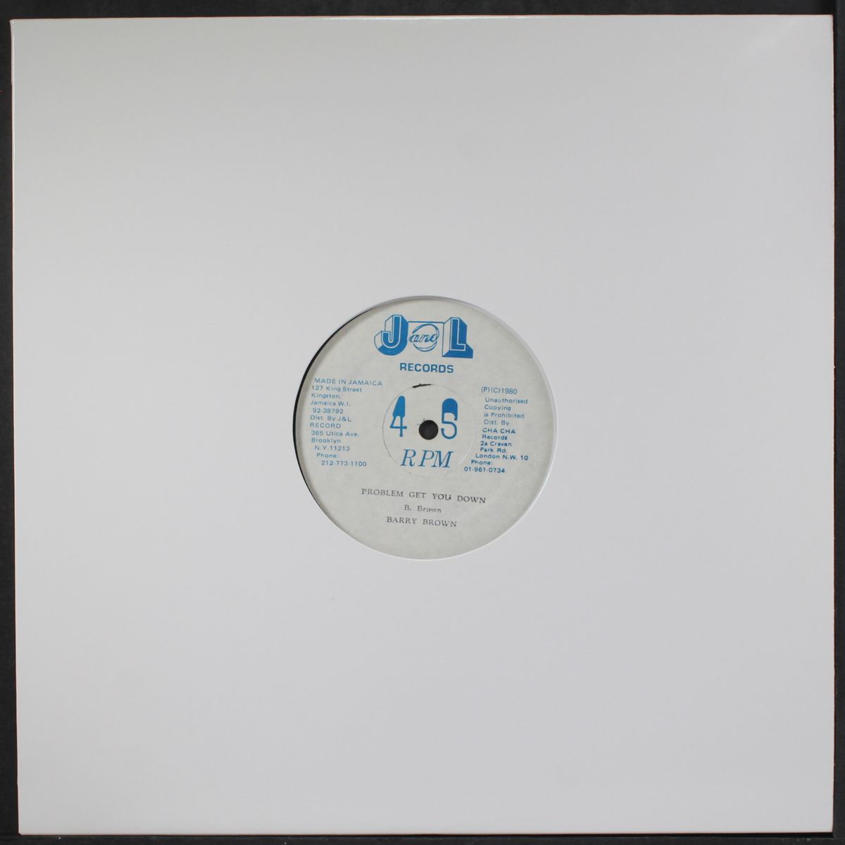 problem get you down / wish it could last by BARRY BROWN