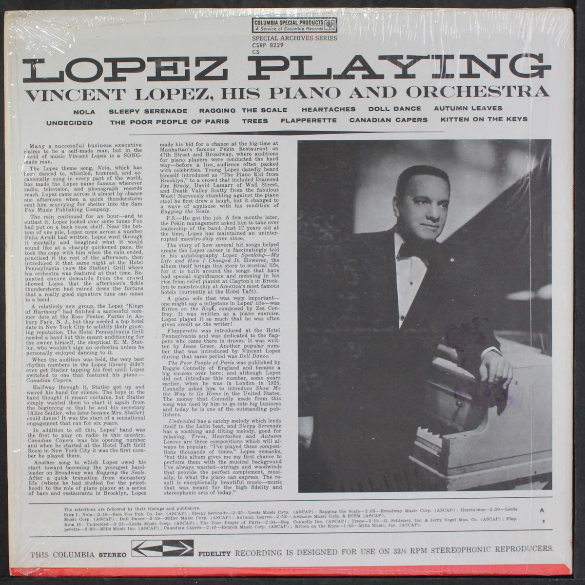 lopez playing by VINCENT LOPEZ